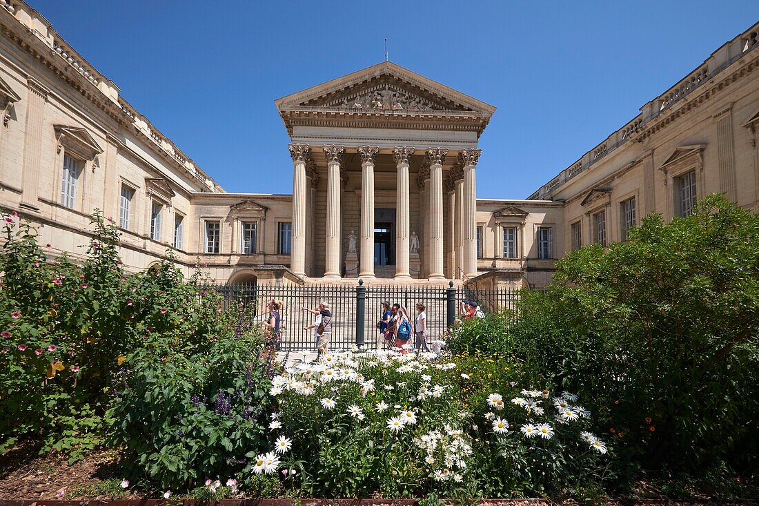 France, Herault, Montpellier, the courthouse\n