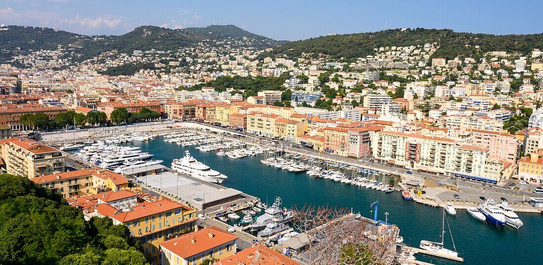France, Alpes Maritimes, Nice, listed as World Heritage by UNESCO, the harbour\n