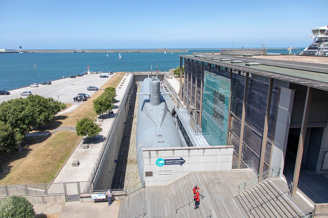 Frankreich, Manche, Cherbourg, Cite de la Mer, altes Atom-U-Boot Le Redoutable