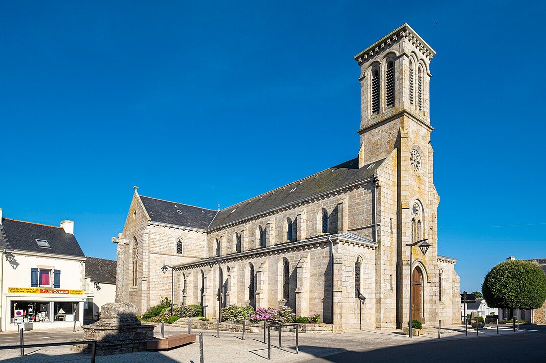 France, Finistere, Aven Country, Nevez, Sainte-Thumette church\n