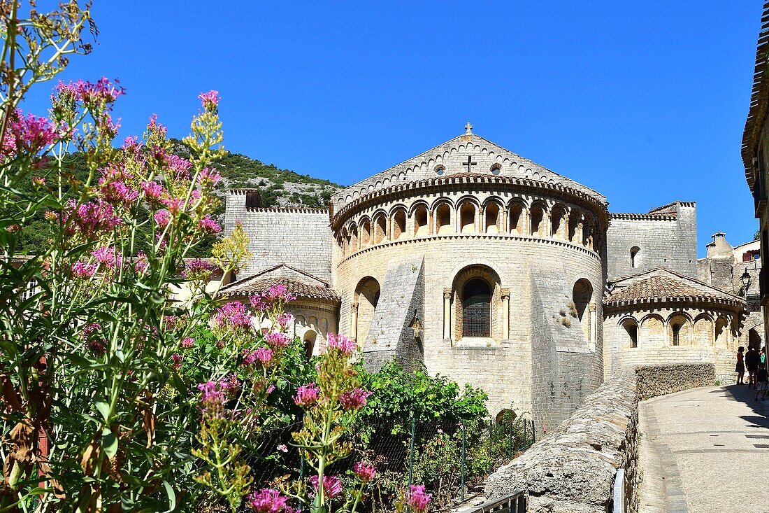 "Frankreich, Hérault, Okzitanien, Saint-Guilhem-Le-Désert, bezeichnet als ""Plus beaux Villages de France"" ( Die schönsten Dörfer Frankreichs)"