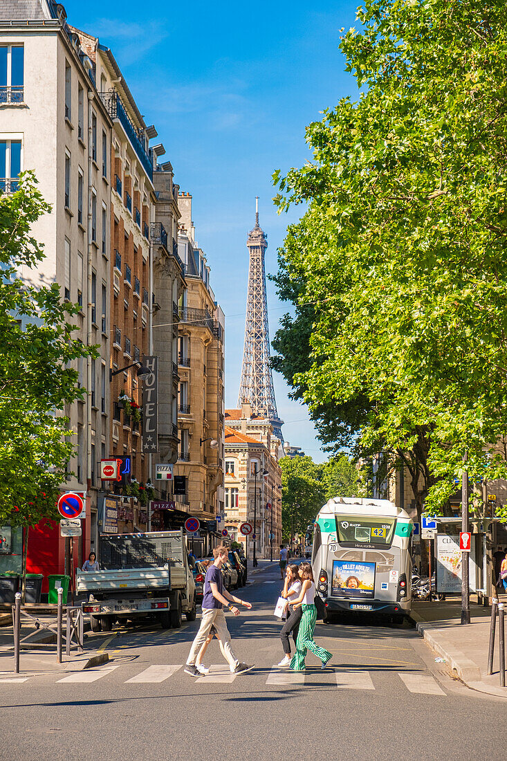 France, Paris, Place Charles Michel\n