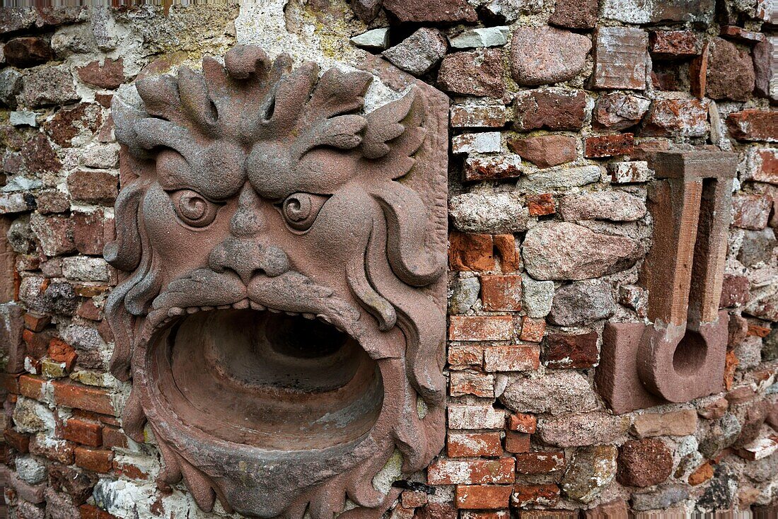 Frankreich, Bas Rhin, Thanville, Schloss aus dem 16. Jahrhundert, umgebaut im 17. Jahrhundert, Motiv einer Culeuvrinière aus dem 19.