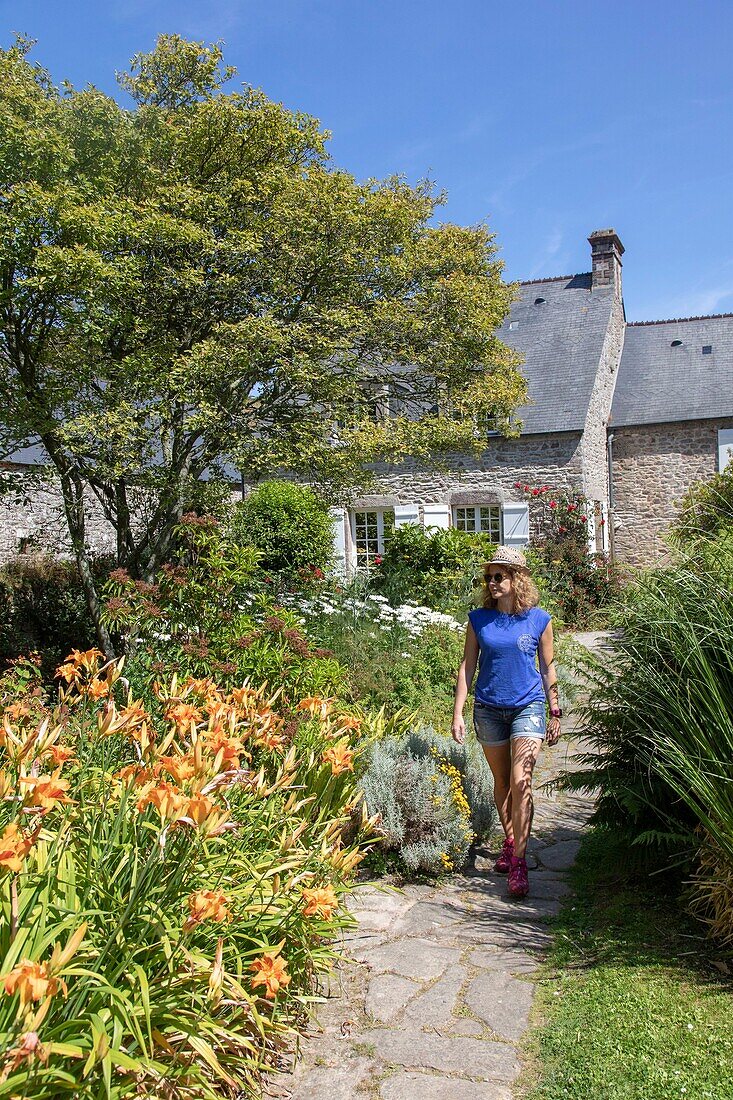 France, Manche, Cotentin Peninsula, Cap de la Hague, Omonville la Petite, Maison Jacques Prevert (Jacques Prevert House), museum devoted to Jacques Prevert\n