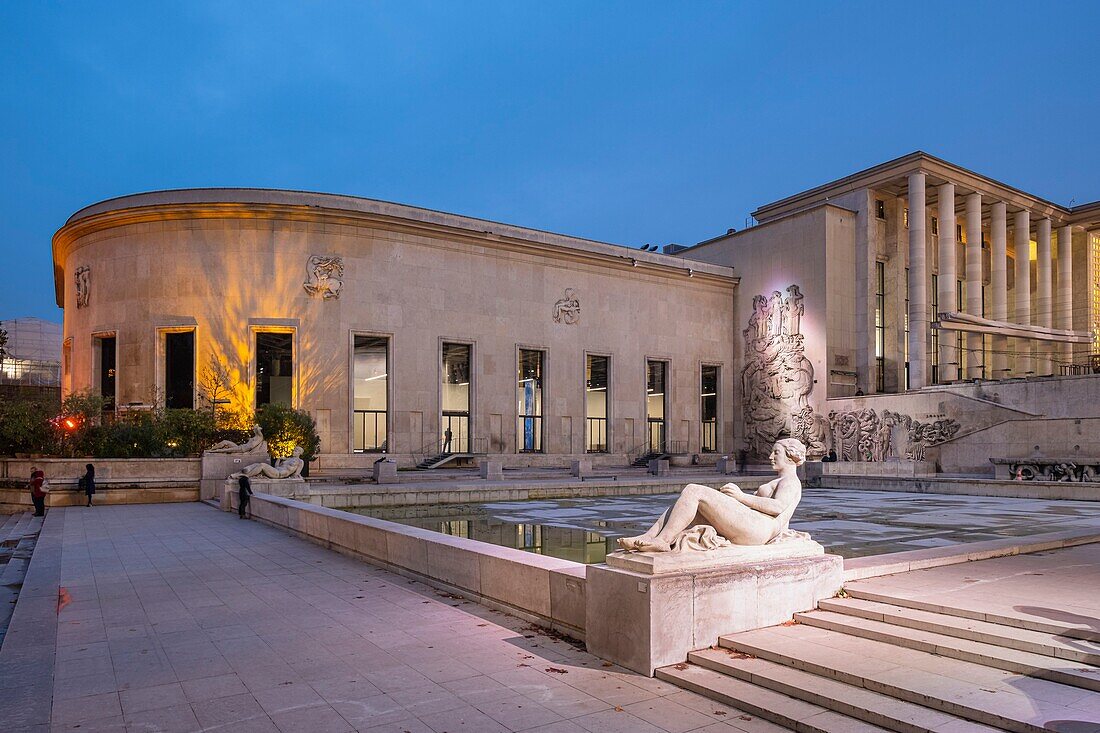 Frankreich, Paris, 16. Arrondissement, das Museum für moderne Kunst der Stadt Paris (MAMVP) befindet sich in einem Teil des Palais de Tokyo