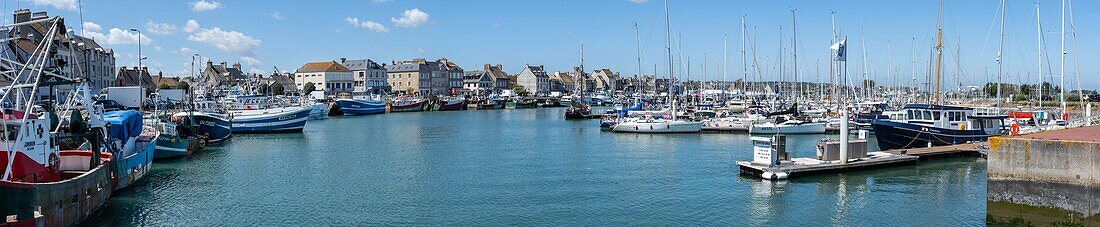 Frankreich, Manche, Saint-Vaast la Hougue, Hafen von Saint-Vaast