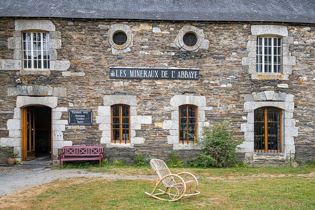 France, Cotes-d'Armor, Blavet valley, Saint-Gelven, Bon-Repos Cistercian Abbey\n