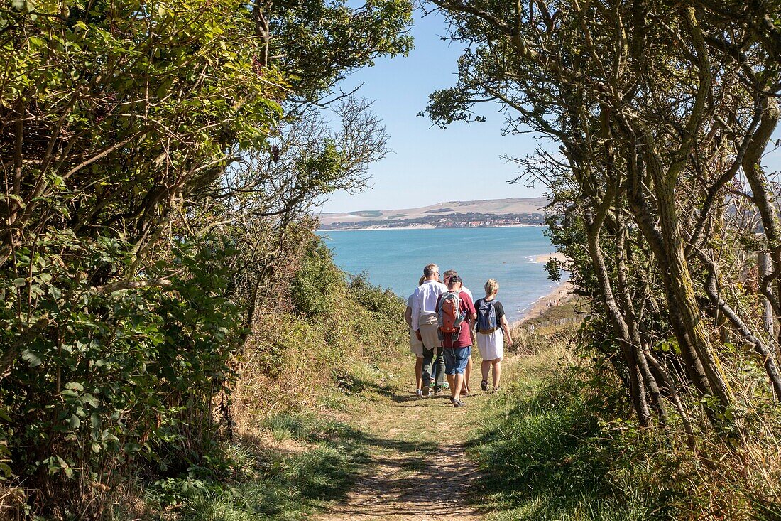 Frankreich, Pas de Calais, Cote d'Opale, Audinghen, GR Küste von Cap Gris Nez