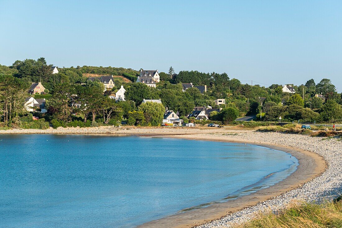 Frankreich, Finistere, Regionaler Naturpark Armorica, Halbinsel Crozon, Strand von Kersiguenou