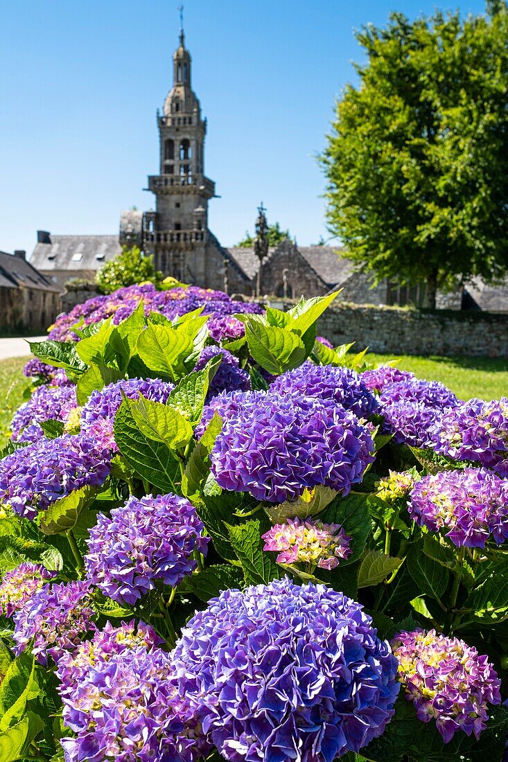 Frankreich, Finistere, Plomodiern, Kapelle Sainte-Marie-du-Ménez-Hom