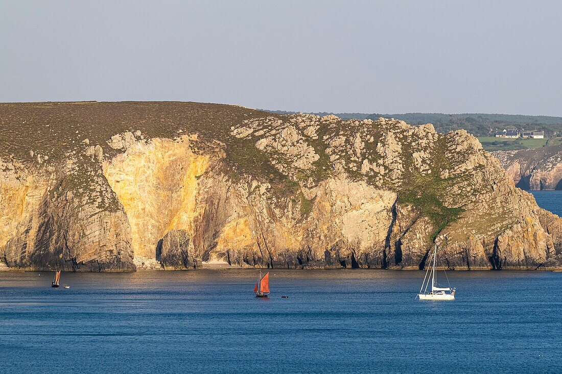 Frankreich, Finistere, Regionaler Naturpark Armorica, Halbinsel Crozon, Camaret-sur-Mer, Anse de Pen Hir