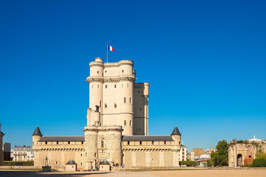 France, Val de Marne, the castle of Vincennes, the Donjon\n