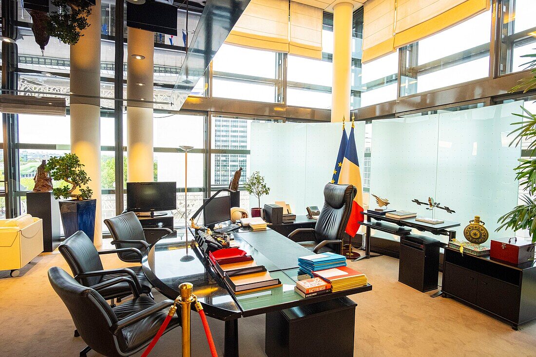 Frankreich, Paris, Tage des Kulturerbes, Ministerium für Wirtschaft und Finanzen, Büro des Ministers: Bruno Lemaire