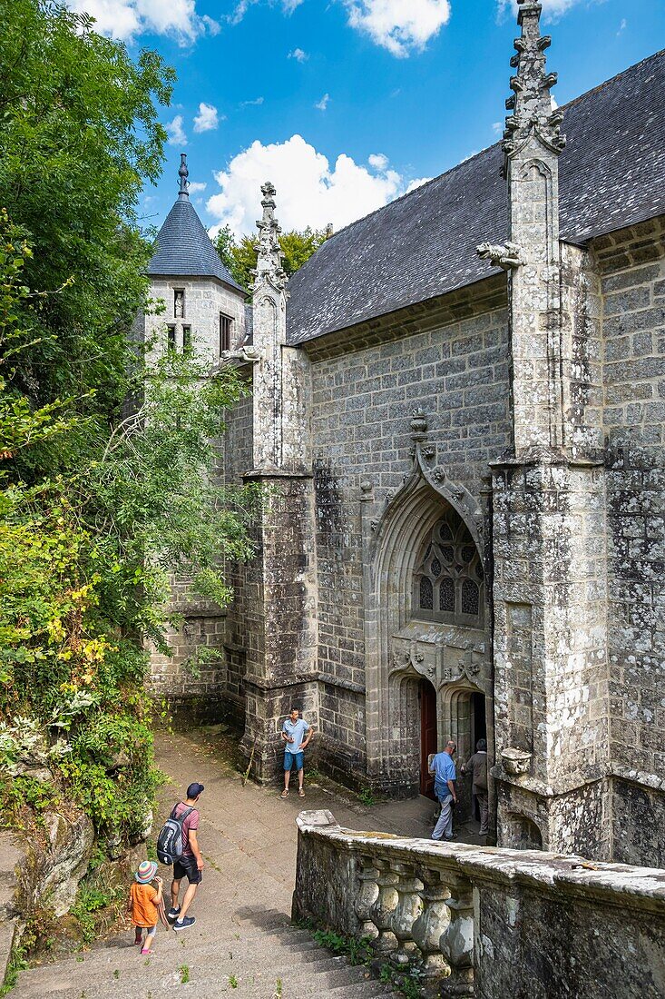 Frankreich, Morbihan, Le Faouet, Kapelle Sainte-Barbe