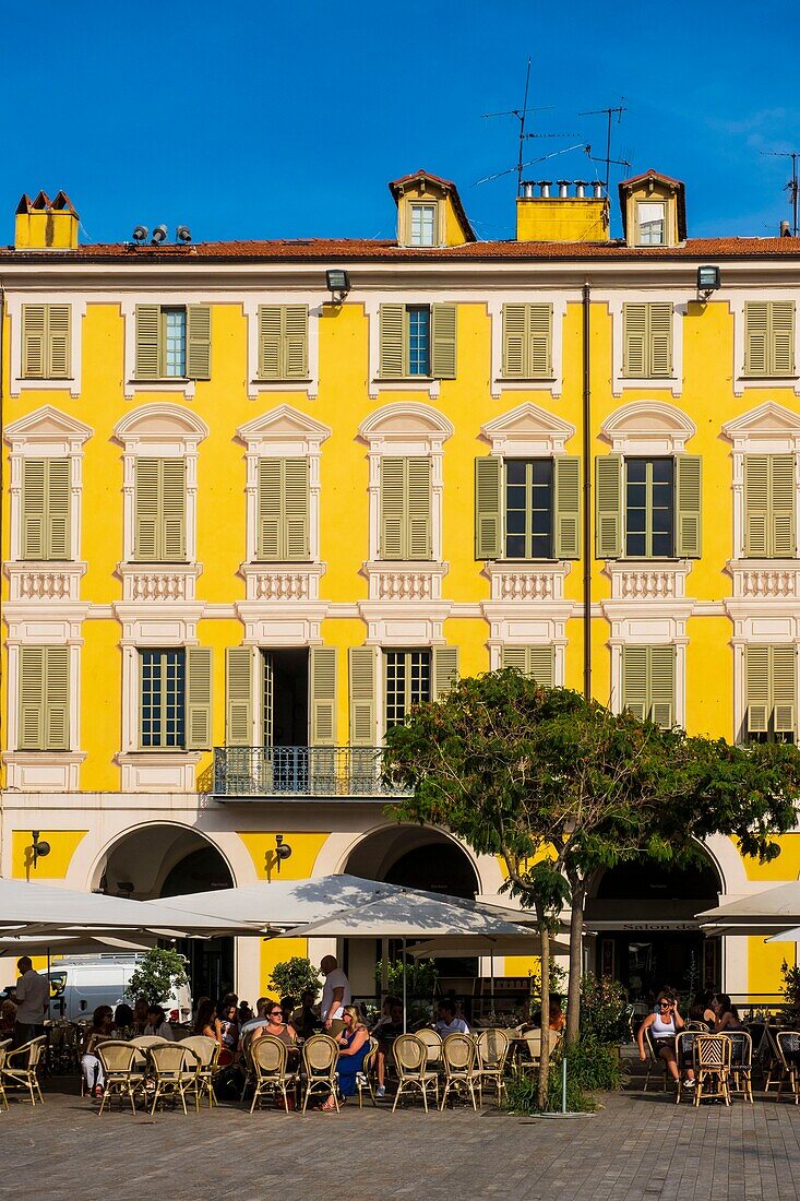France, Alpes Maritimes, Nice, listed as World Heritage by UNESCO, old town, Place Garibaldi\n