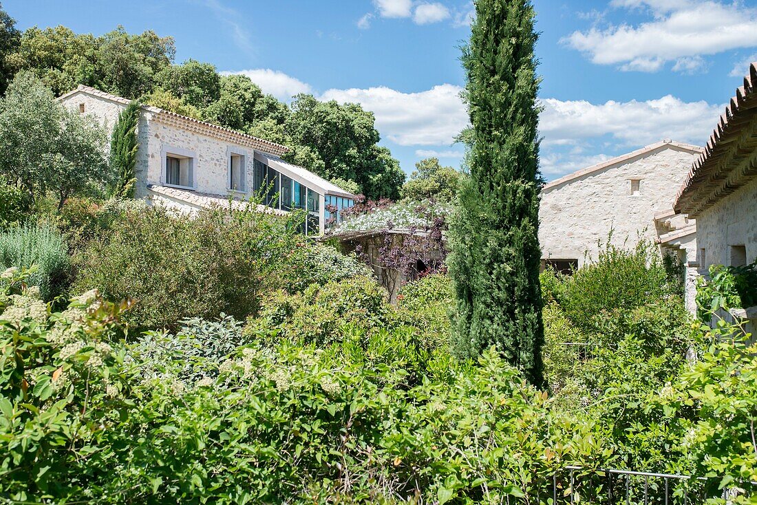 France, Hérault, Pic Saint -Loup, Story :  Indian summer in Cévennes countryside \n