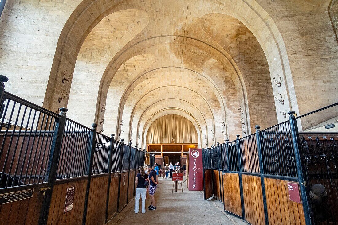 France, Oise, Chantilly, Chantilly Castle, the Great Stables\n