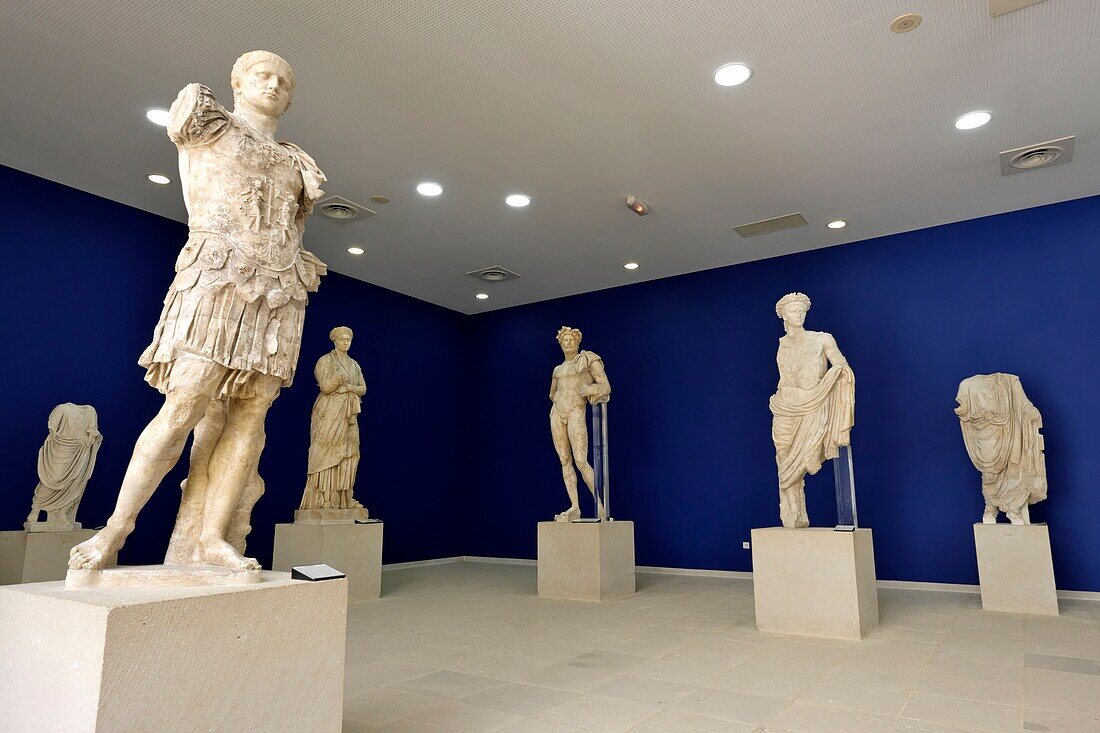 France, Vaucluse, Vaison la Romaine, archaeological site of Puymin, the museum\n