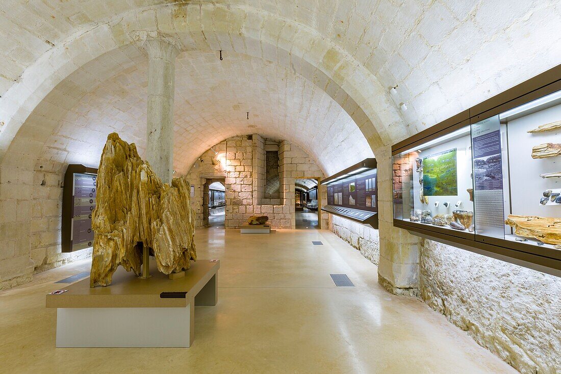 Frankreich, Indre et Loire, Le Grand Pressigny, Schloss Grand Pressigny, Museum für die Vorgeschichte von Grand Pressigny