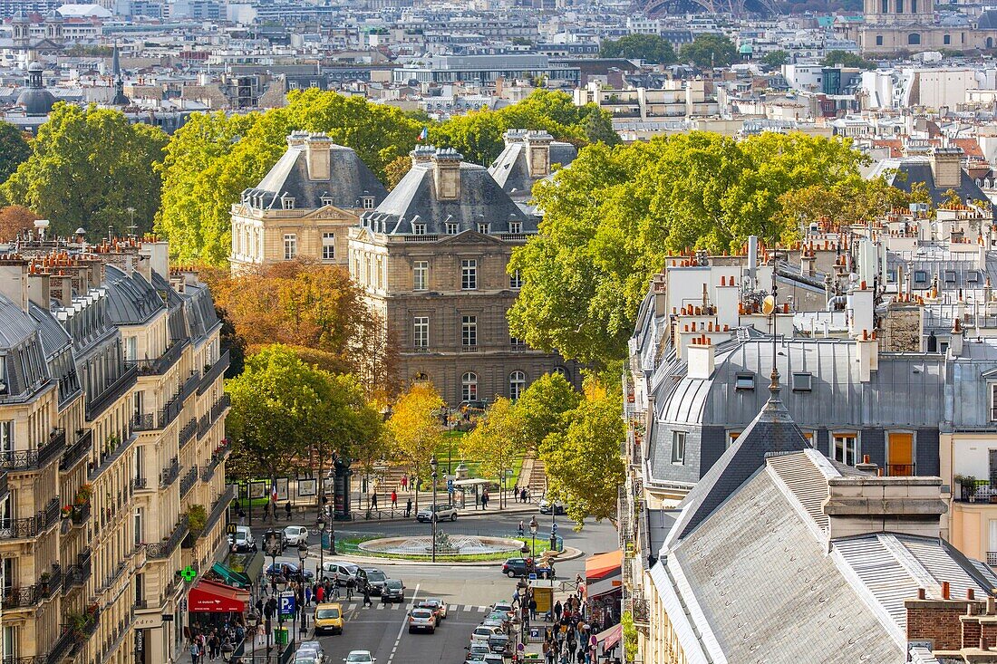 Frankreich, Paris, die Straße souflot der Palast des Senats