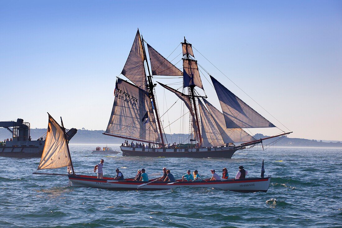 Frankreich, Finistère, Brest, LA RECOUVRANCE Frankreich Internationales Maritimes Festival Brest 2016