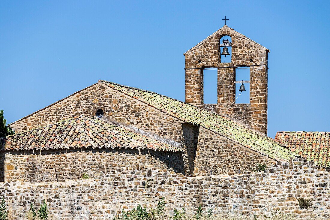 France, Hautes-Alpes, regional park of the Baronnies Provençal, Saint-André-de-Rosans, the parish church\n