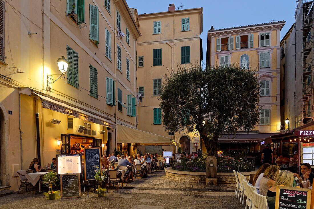 France, Alpes Maritimes, Menton, the old town, place du Cap\n