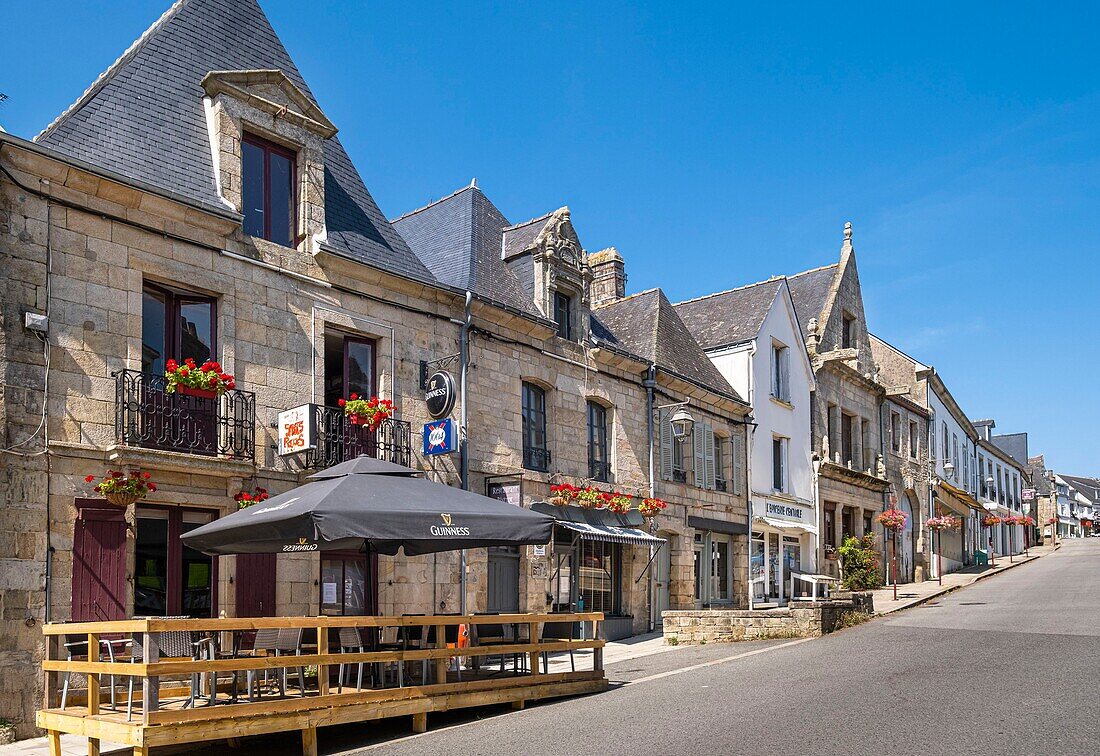 France, Morbihan, Guemene-sur-Scorff, medieval city, Bisson street\n