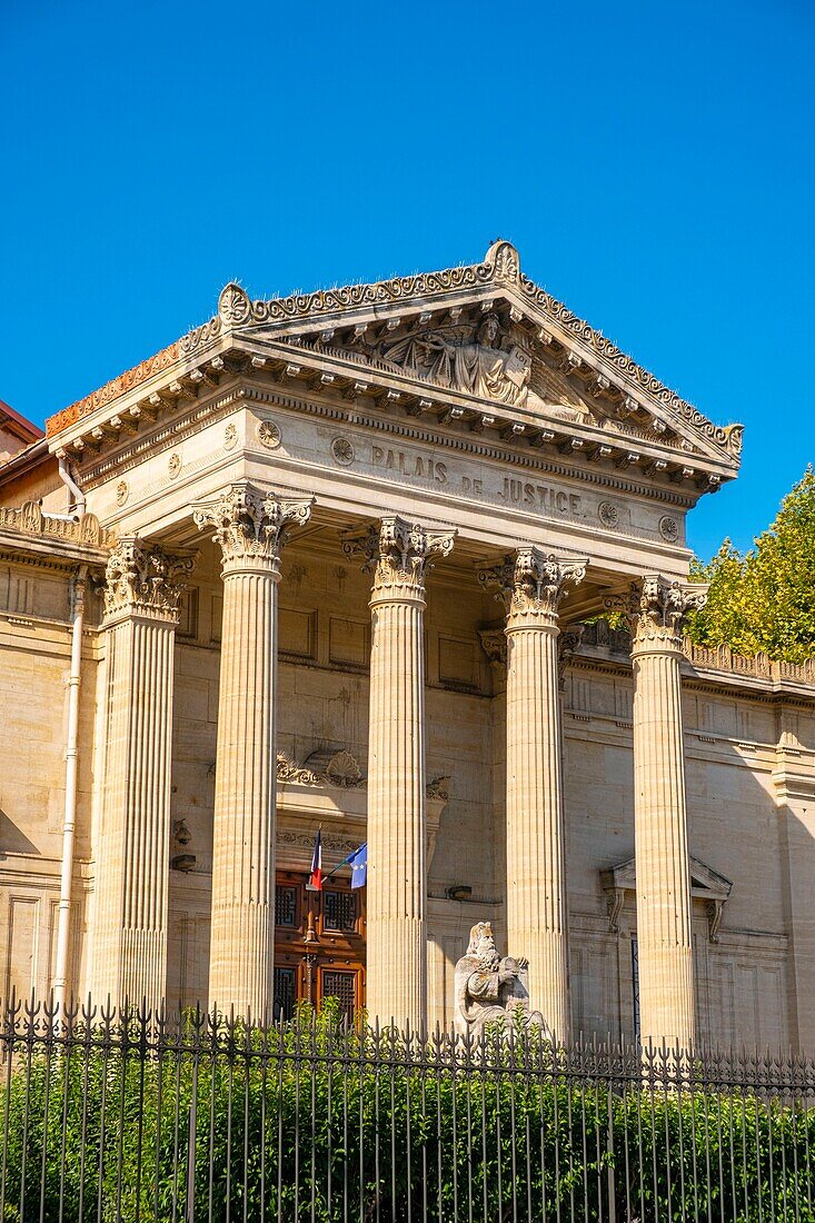 France, Pyrenees Orientales, Perpignan, the Palace of Justice\n