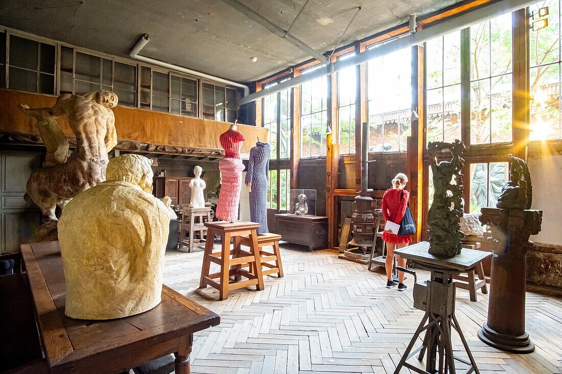 France, Paris, the sculptor Antoine Bourdelle's museum, the workshop\n