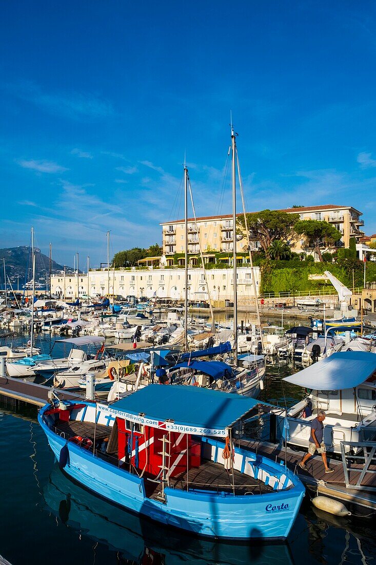 Frankreich, Alpes Maritimes, Saint Jean Cap Ferrat Hafen