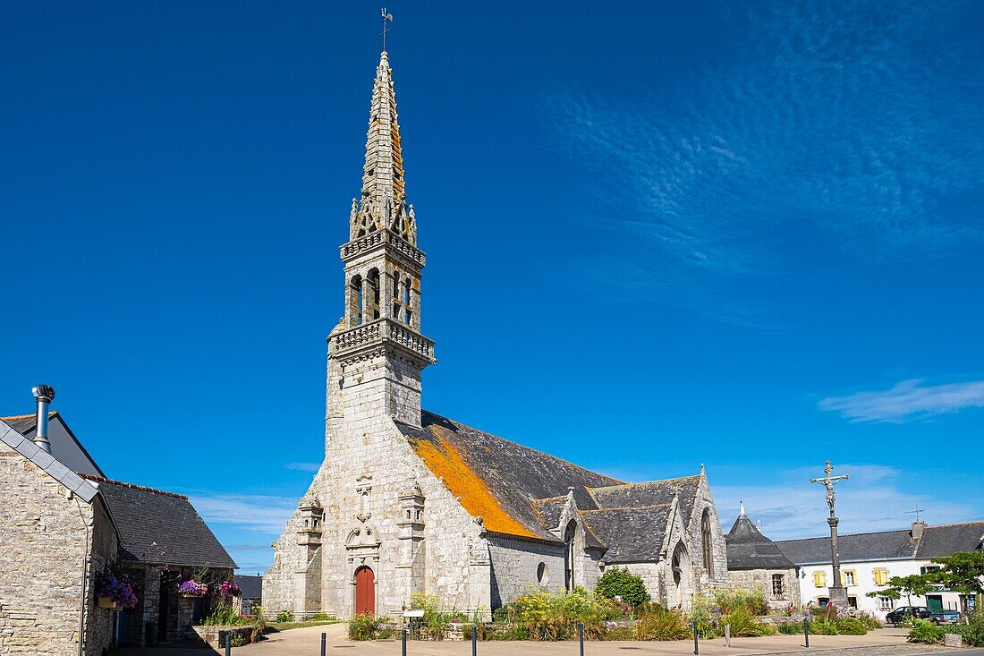 France, Finistere, Douarnenez Country, Poullan-sur-Mer, Saint-Cadoan church\n