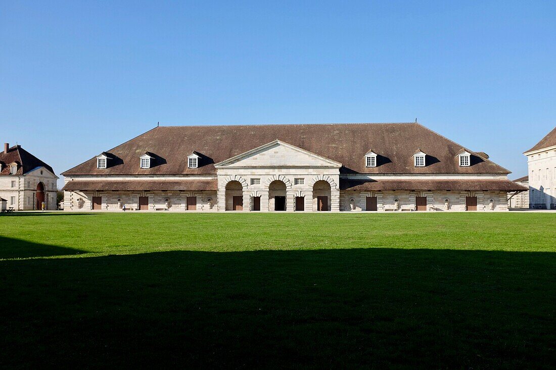 Frankreich, Doubs, Arc et Senans, königliche Salinen von Arc et Senans, von der UNESCO zum Weltkulturerbe erklärt