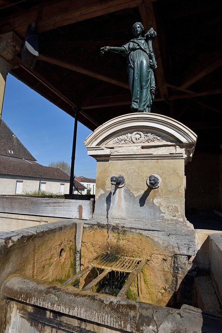 Frankreich, Haute Saone, Jussey, der Brunnen der Könige