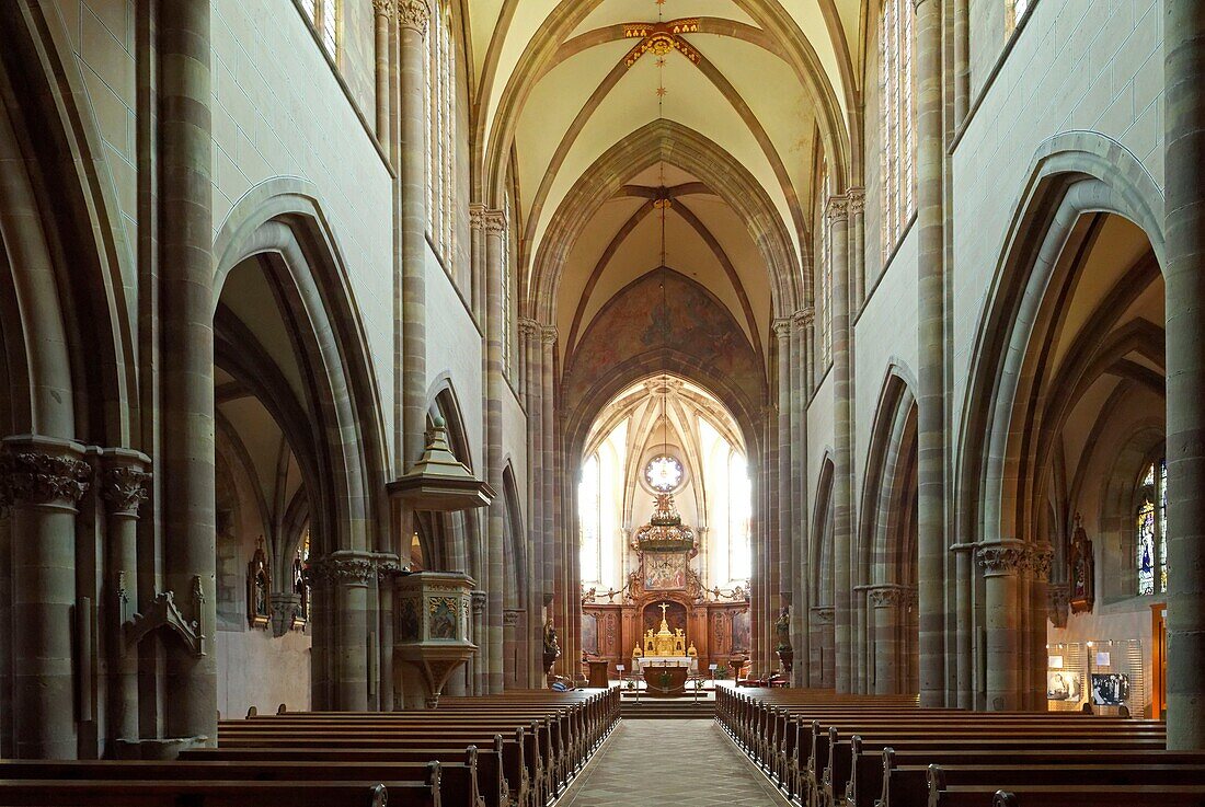 Frankreich, Bas Rhin, Marmoutier, Römische Abteikirche aus dem 6.