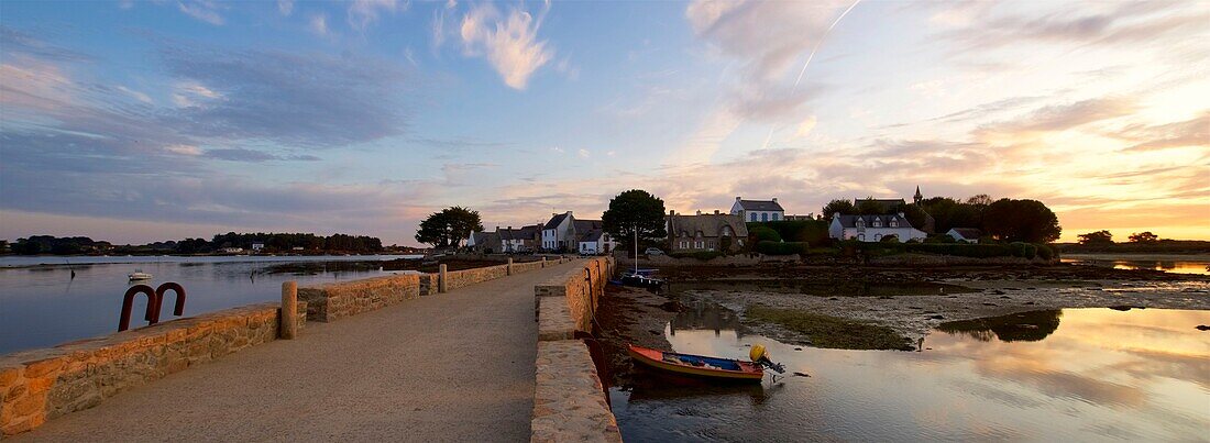 Frankreich, Morbihan, Belz, Fluss Etel, Insel Saint Cado