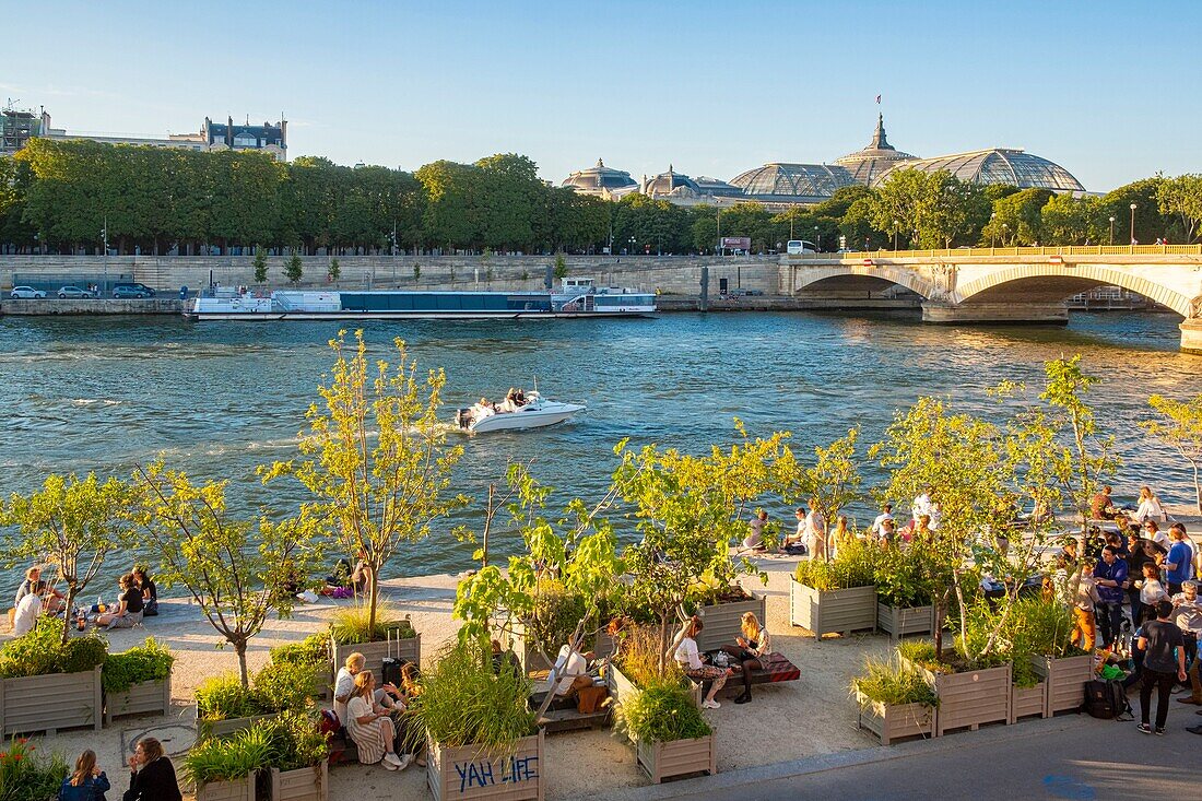 Frankreich, Paris, von der UNESCO zum Weltkulturerbe erklärtes Gebiet, Les Nouvelles Berges