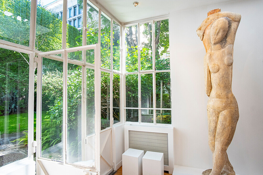France, Paris, Zadkine museum, housed in the workshop house that Ossip Zadkine occupied from 1928 to 1967\n
