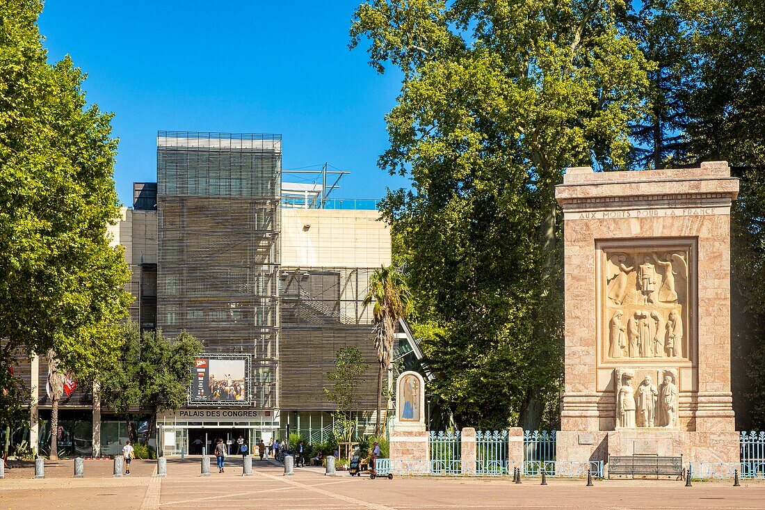 France, Pyrenees Orientales, Perpignan, the Palais des Congres\n