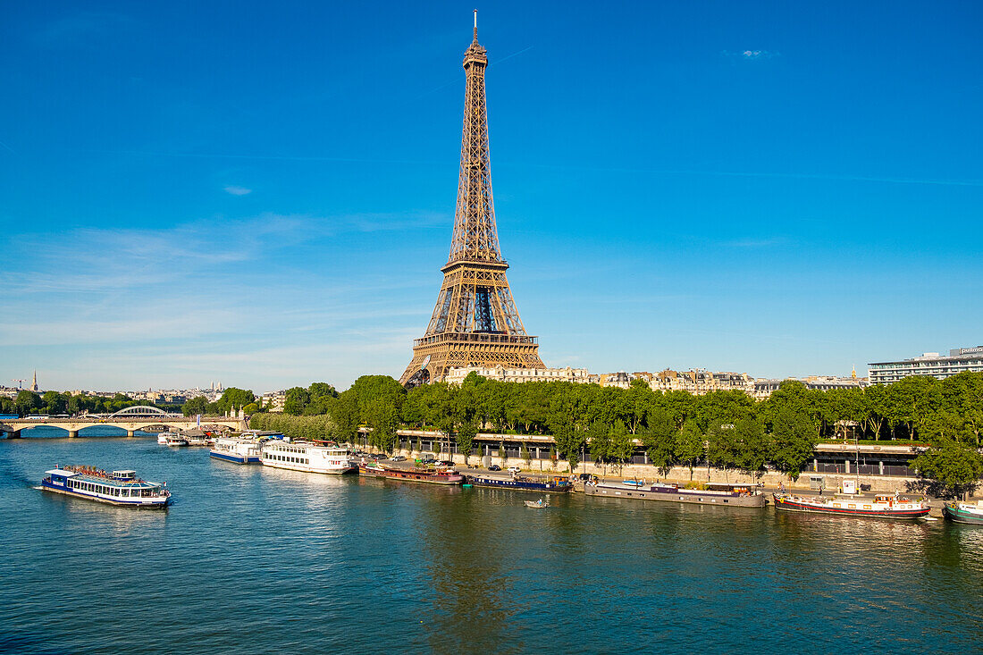 Frankreich, Paris, Weltkulturerbe der UNESCO, der Eiffelturm