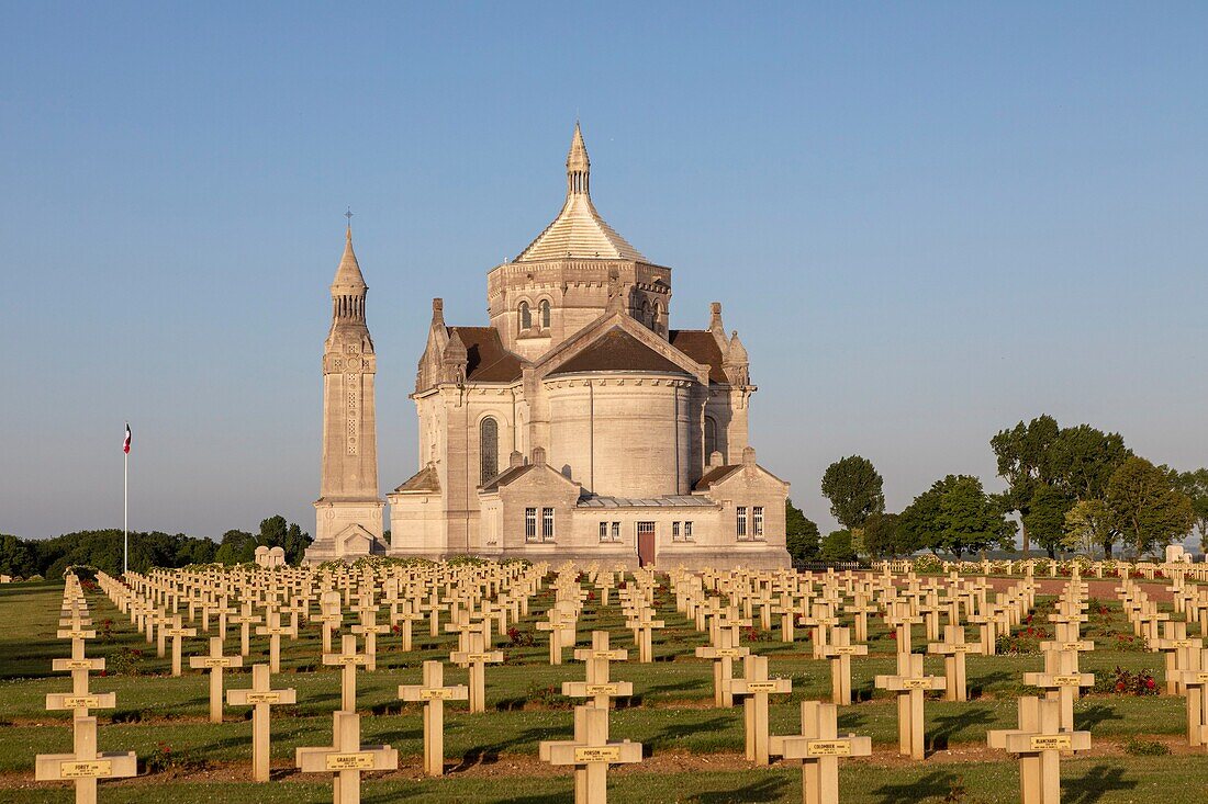 Frankreich, Pas de Calais, Ablain Saint Nazaire, Nationaler Friedhof von Notre-Dame-de-Lorette