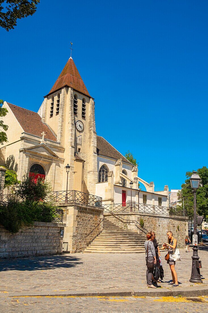 Frankreich, Paris, Stadtteil Charonne, Kirche von Charonne