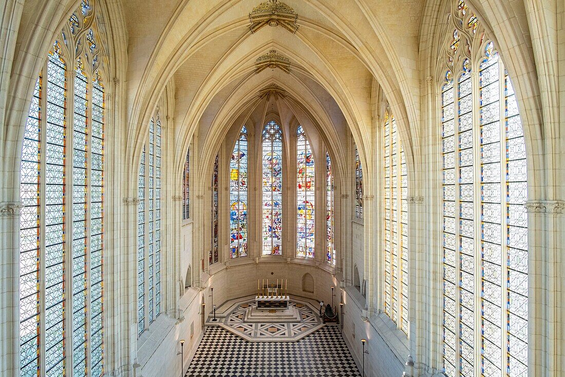 France, Val de Marne, Vincennes, the castle, the Sainte Chapelle\n