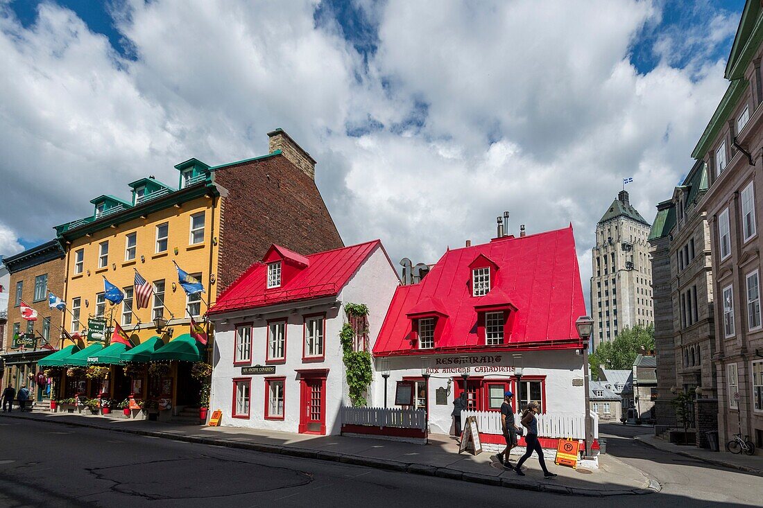 Kanada, Quebec, Quebec City, Historisches Haus Jacquet in der Straße St. Louis
