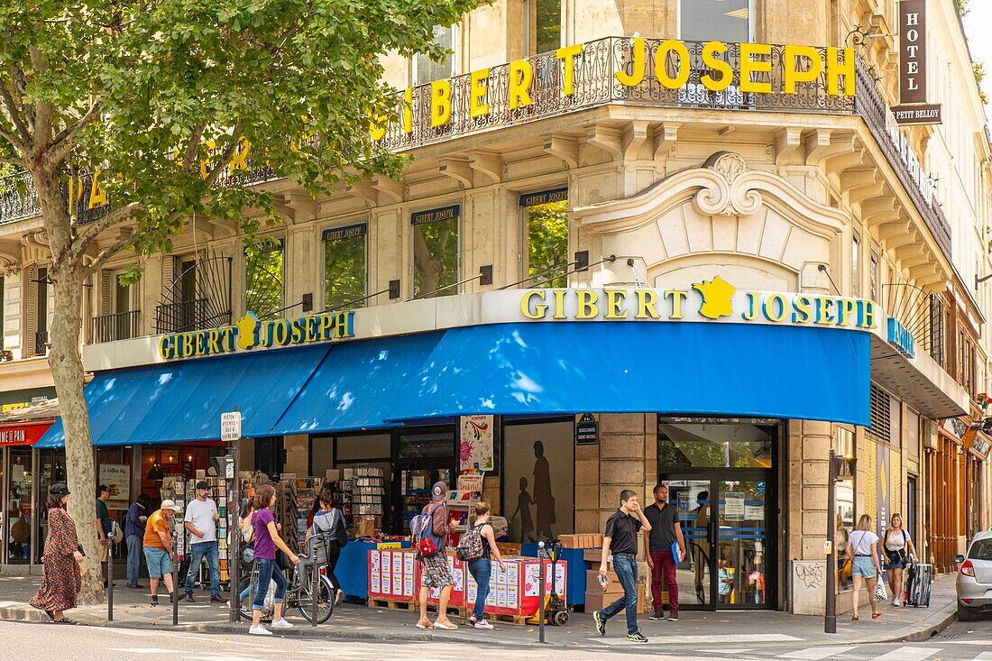 France, Paris, Saint Michel district, the Joseph Gibert bookstore\n