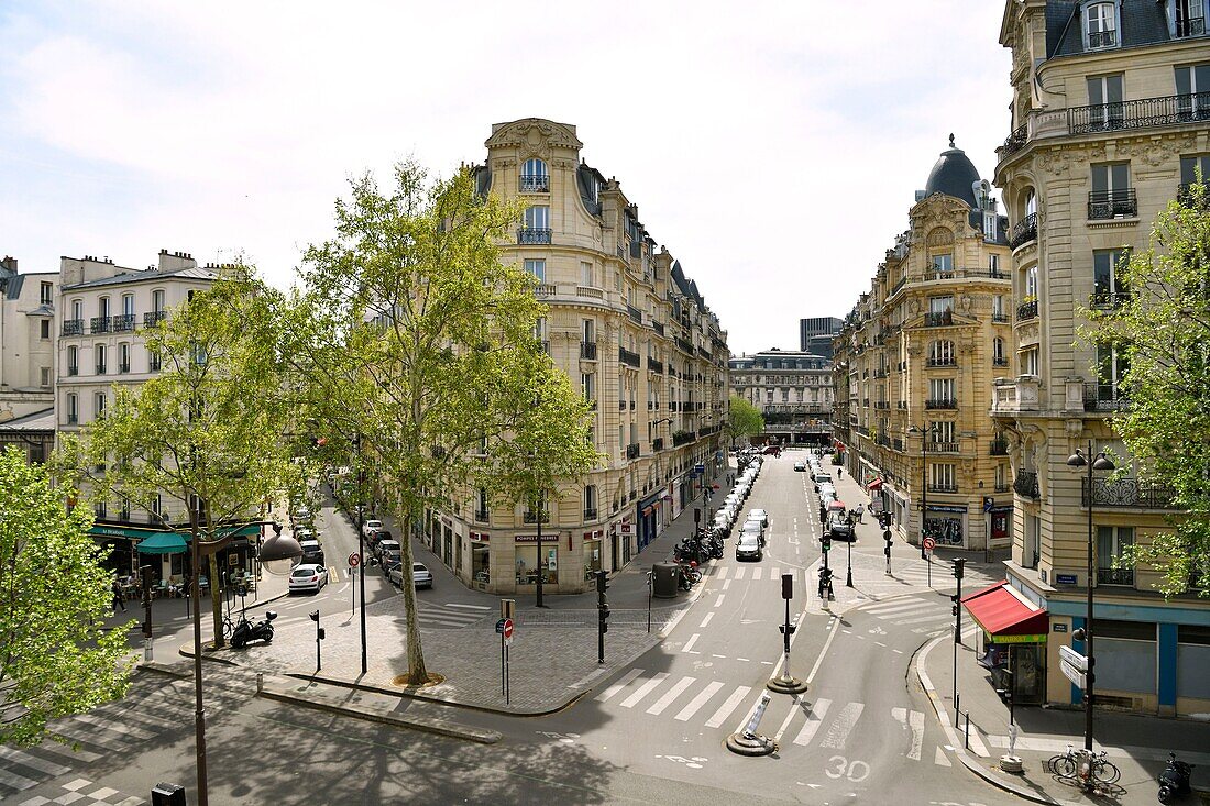 France, Paris, buildings at the avenue Daumesnil\n