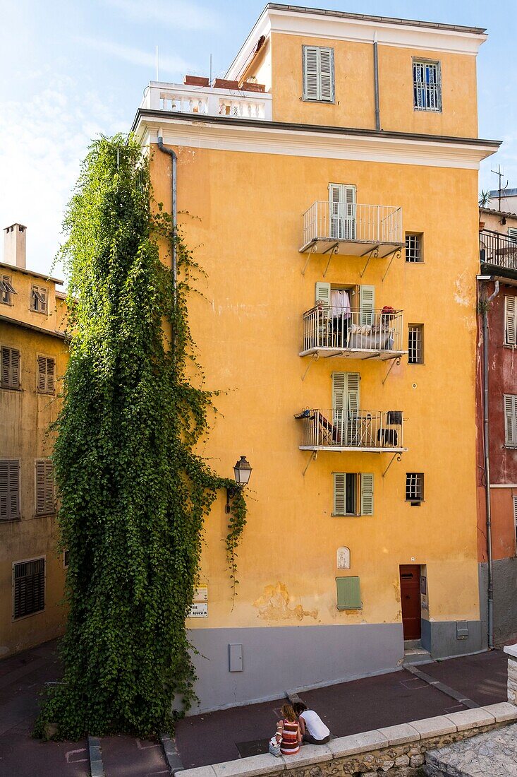 Frankreich, Alpes Maritimes, Nizza, von der UNESCO zum Weltkulturerbe erklärt, Fußgängerzone des Viertels Vieux Nice