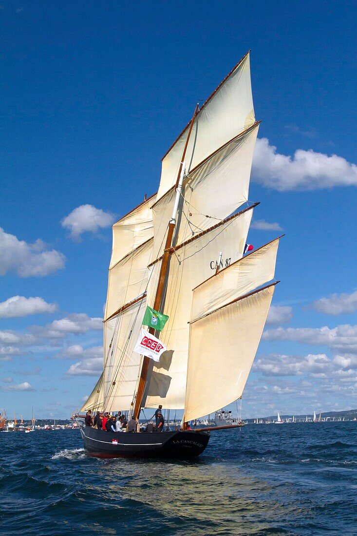 France, Finistère, Brest, LA CANCALAISE France Brest International Maritime Festival 2016\n