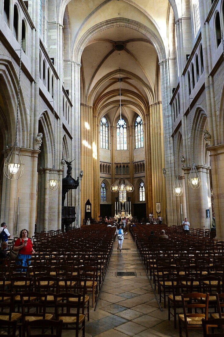 Frankreich, Cote d'Or, Dijon, von der UNESCO zum Weltkulturerbe erklärtes Gebiet, Kathedrale Saint Benigne