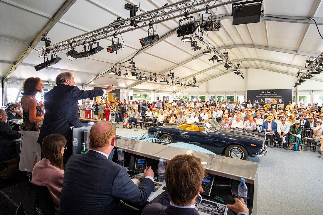 France, Oise, Chantilly, Chateau de Chantilly, 5th edition of Chantilly Arts & Elegance Richard Mille, a day devoted to vintage and collections cars, Bonhams auction\n